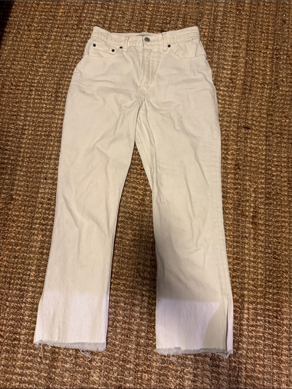 White Abercrombie Jeans